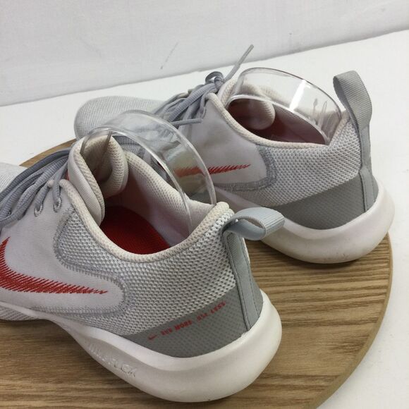 Nike Mens Flex Experience Run 10 Road Running Shoes Lace-Up White Gray Size 9.5 - Picture 5 of 10